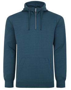 Bigdude Leichter Half Zip Hoody Petrol