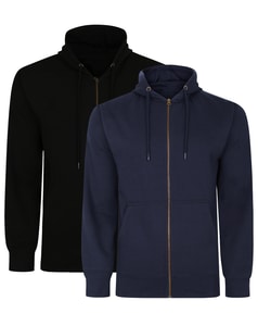 Bigdude Essentials Zip Hoody Doppelpack Schwarz/Marine