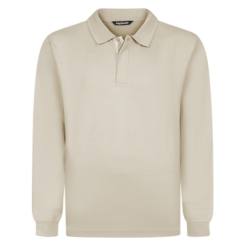 Bigdude Rugby-Pullover, Größe Stone Tall