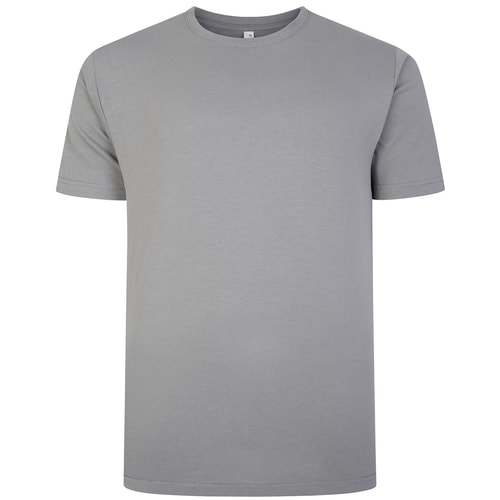 Bigdude Plain Pyjama T-Shirt Grau