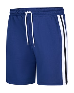 Bigdude Shorts mit Kontrastband und Schlaufenrücken, Mitternachtsblau