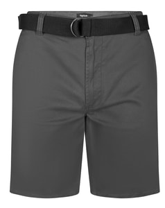 Bigdude Stretch Chino mit Gürtel Anthrazit