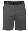 Stretch Chino mit Gürtel Anthrazit