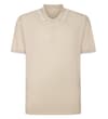 Polohemd mit Farbverlauf, Beige meliert