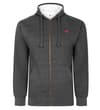 Sherpa Kapuzenjacke Grau