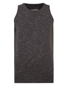 Bigdude Inkjet Marl Weste, Anthrazit, groß