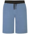 Baumwollshorts Blau meliert