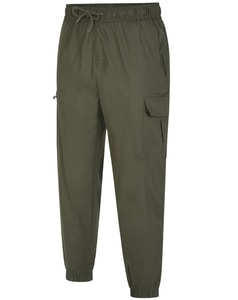 Bigdude Aktive Cargohose mit elastischer Taille Khaki