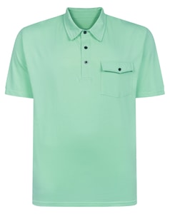 Bigdude Heavy Jersey Polo mit Tasche, Farbe: Jelly Mint