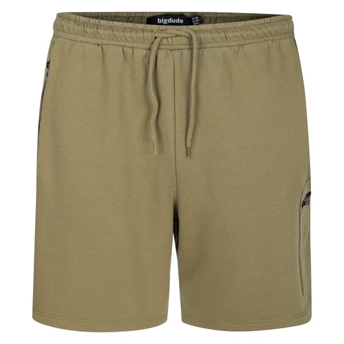 Bigdude Utility Fleece Shorts Khaki