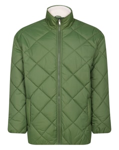 Bigdude Steppjacke mit Reißverschluss, Olivgrün