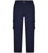 Leichte Cargohose mit elastischem Bund von Bigdude, Marineblau, groß