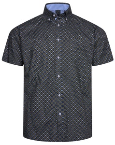 KAM All Over Eye Print Shirt Forest