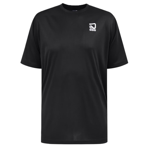 D555 Scott Dry Wear Leichtgewicht Reno Mesh T-Shirt Schwarz