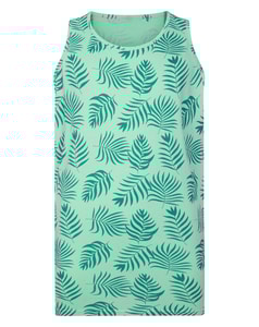 Bigdude Weste mit Allover-Print, Farbe: Jelly Mint