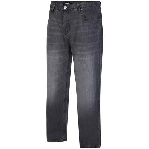 Bigdude Non Stretch Loose Fit Jeans Schwarze Waschung