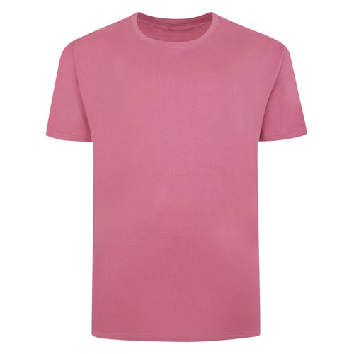 Bigdude Einfarbiges T-Shirt Mauve