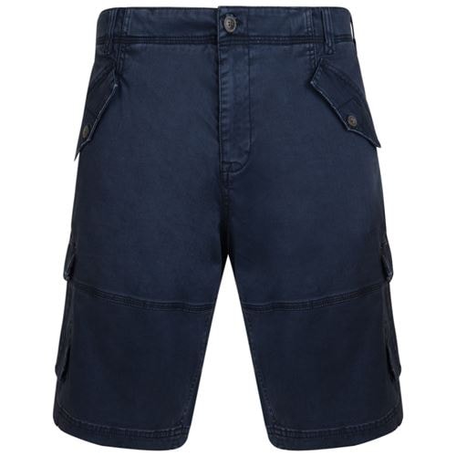 KAM Stretch Cargo Shorts Blau