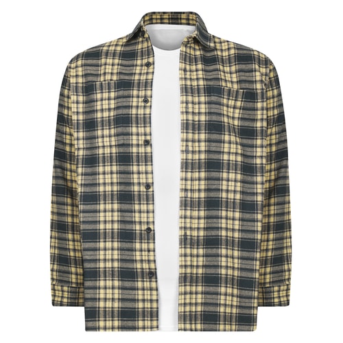 Bigdude Heavy Flanell-Overshirt Navy