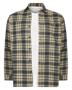 Bigdude Heavy Flanell-Overshirt Navy