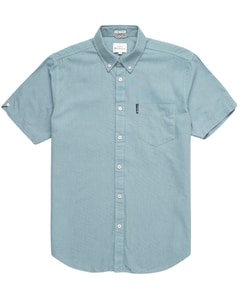 Ben Sherman Oxford Kurzarmhemd Blue Shadow