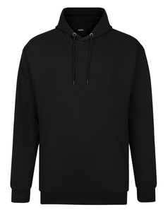 Bigdude Relaxed Fit Leichter Hoody Schwarz