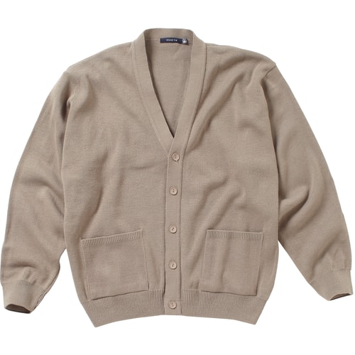 Cotton Valley Cardigan mit V-Ausschnitt Beige