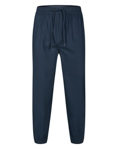 Bigdude Chinos mit elastischem Bund und Bündchen, Marineblau
