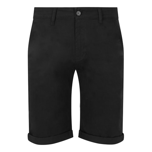 Bigdude Stretch Chino Shorts Schwarz