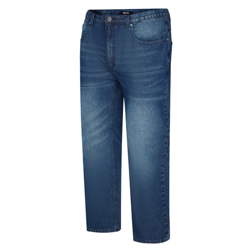 Bigdude Heavy Denim Regular Fit Dunkelblaue Waschung