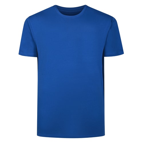 Bigdude T-Shirt mit Seitenpanel, Dunkelblau/Marineblau