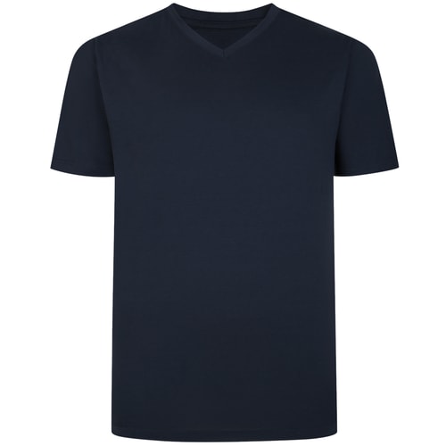 Bigdude T-Shirt V-Ausschnitt Marineblau