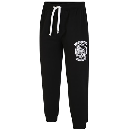 Bigdude American Football Print Jogginghose Schwarz