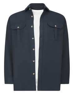 Bigdude Heavy Twill Overshirt Mitternachtsblau