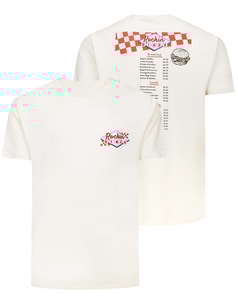 Bigdude Rockin Diner Rückendruck T-Shirt Creme