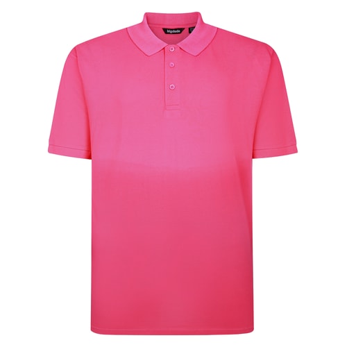 Bigdude Ombre Polohemd Magenta/Cassis