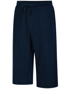 Bigdude 3/4-lange Piqué-Loungeshorts, Marineblau