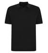– Weiches JerseyPoloshirt mit kubanischem Kragen, Schwarz