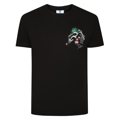 Offiziell lizenziertes Joker-T-Shirt von Bigdude, Schwarz