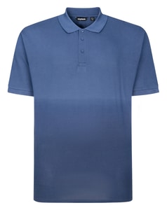 Bigdude Ombre Poloshirt Mitternachtsblau/Dunkelblau