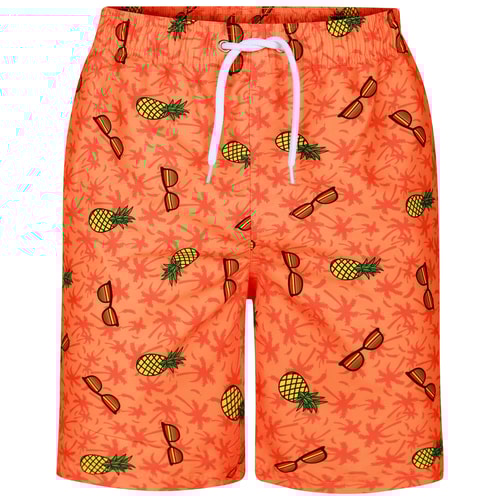 Bigdude Ananas-Badeshorts Orange