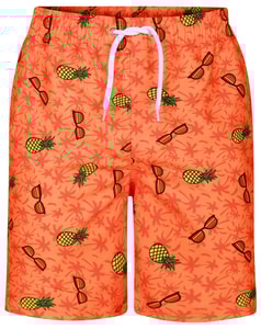 Bigdude Ananas-Badeshorts Orange