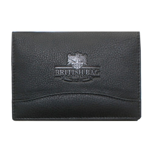 The British Bag Company Leder Reisepass-Etui Schwarz