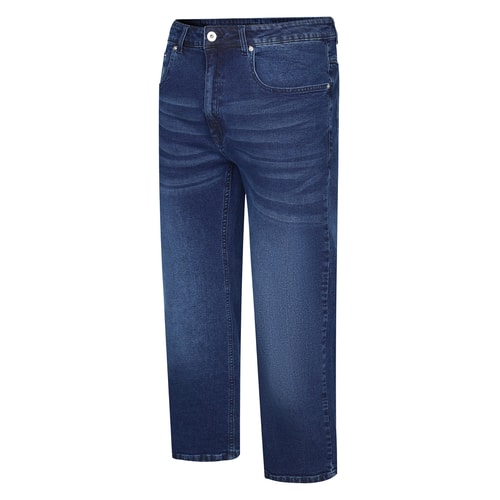 Bigdude Washed Stretch Jeans Dunkelblaue Waschung