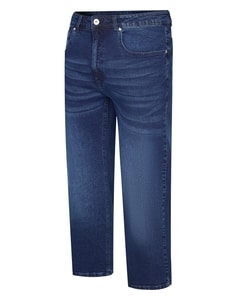 Bigdude Washed Stretch Jeans Dunkelblaue Waschung