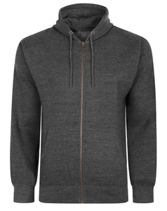 Bigdude Original Full Zip Hoody Anthrazit Groß