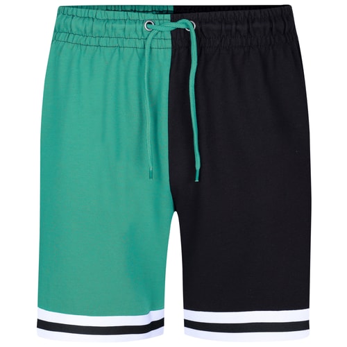 Bigdude Spliced Loopback Shorts Türkis/Schwarz