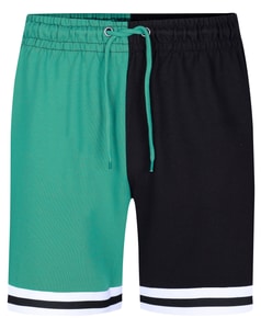 Bigdude Spliced Loopback Shorts Türkis/Schwarz