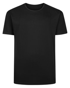 Bigdude Kurzarm-Thermo-T-Shirt Schwarz