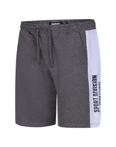 Bigdude Sport Division Loopback Jogger Shorts Anthrazit meliert
